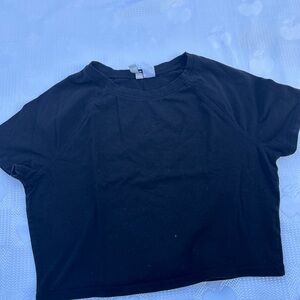 H&M Divided Black Basic Top